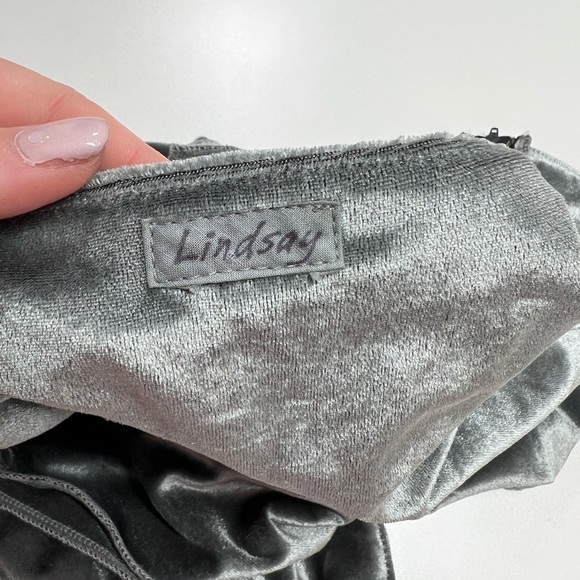 Velvet Sage Green Bustier Bodice Style Top Size Medium - Picture 11 of 11